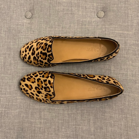 J Crew leopard calf hair flats. Perfect and new - Picture 2 of 4
